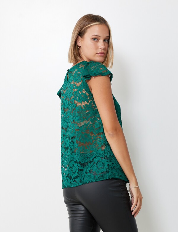 Blusa Encaje VERDE