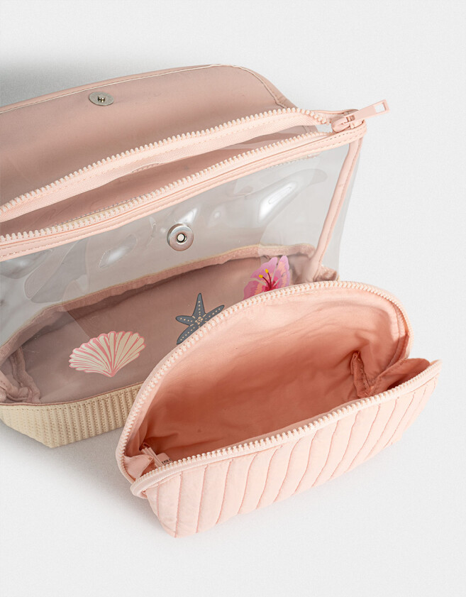 Porta Cosméticos Set De Portacosméticos - Combinacion Bicolor