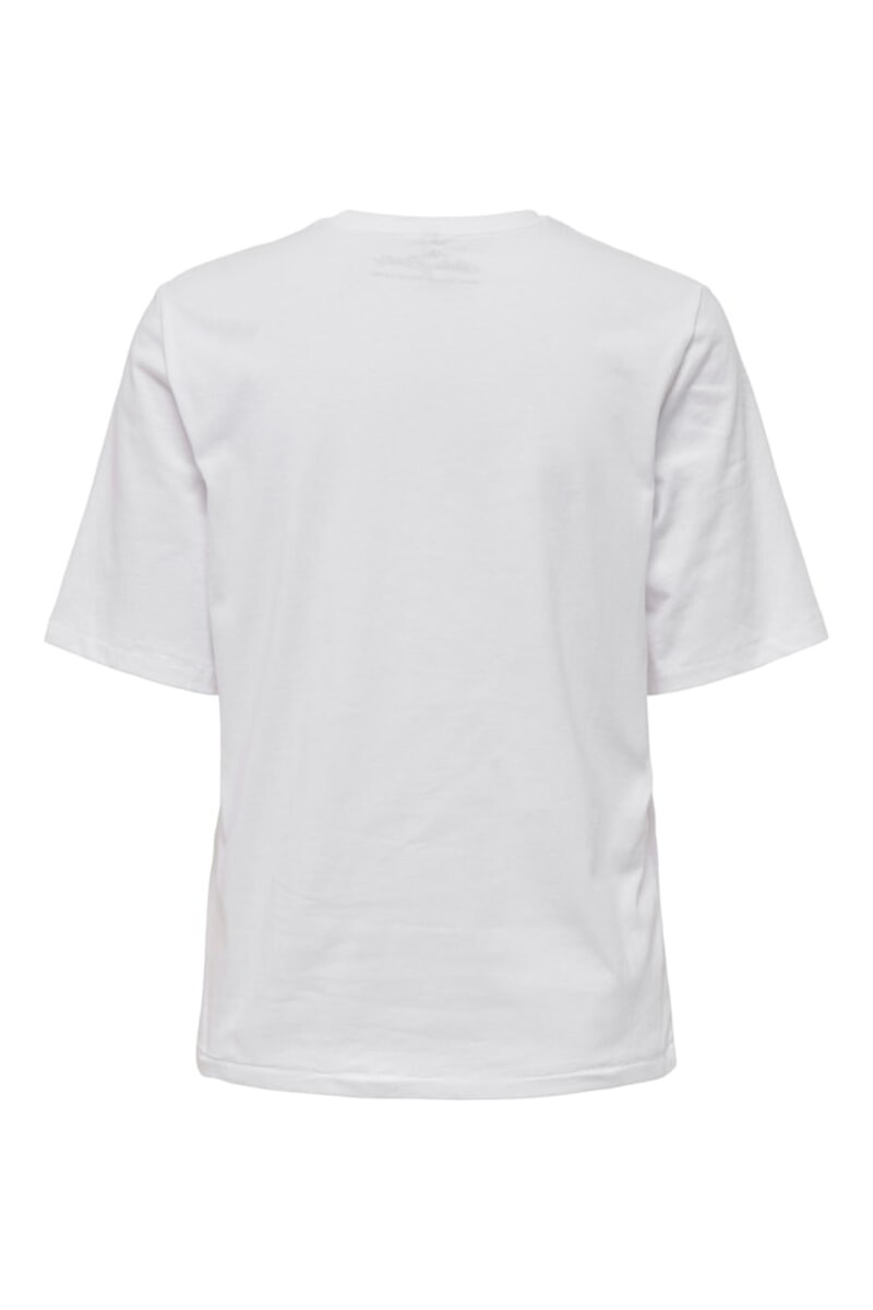 camiseta rolling estampa Bright White