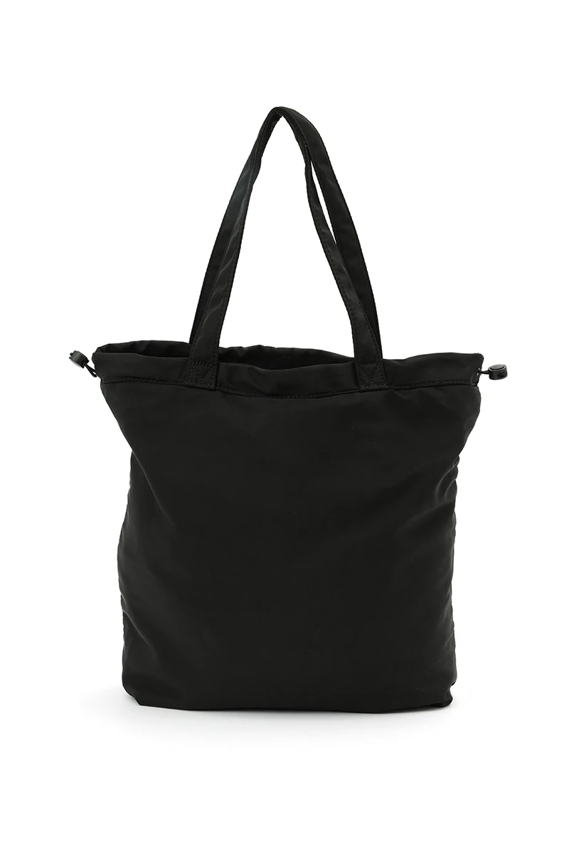 Cartera de nylon Negro