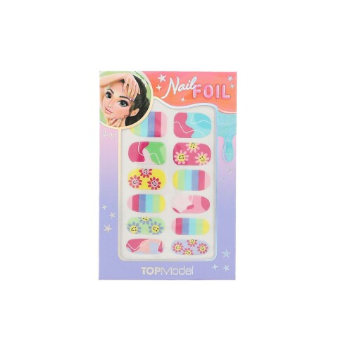 Stickers para uñas x12 un. incluye lima Janet