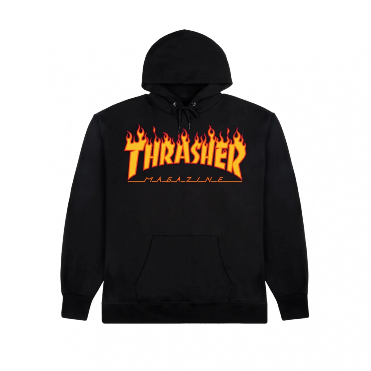 CANGURO THRASHER FLAME LOGO - Black 