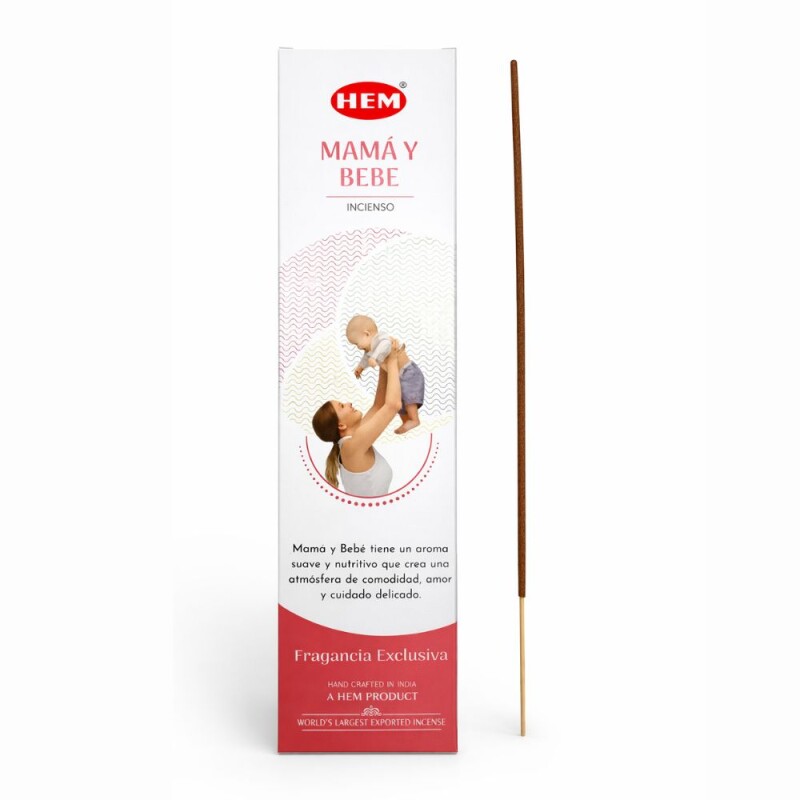 INCIENSO HEM PREMIUM 25GR - CAJA X12 Mama Y Bebe