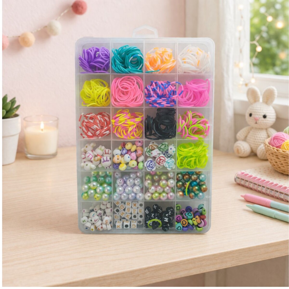 KIT DE GOMITAS PARA HACER PULSERAS 