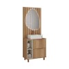 Mueble De Baño De Pie Livia 78 cm con ripiado sin bacha Mueble De Baño De Pie Livia 78 Cm Con Ripiado Sin Bacha