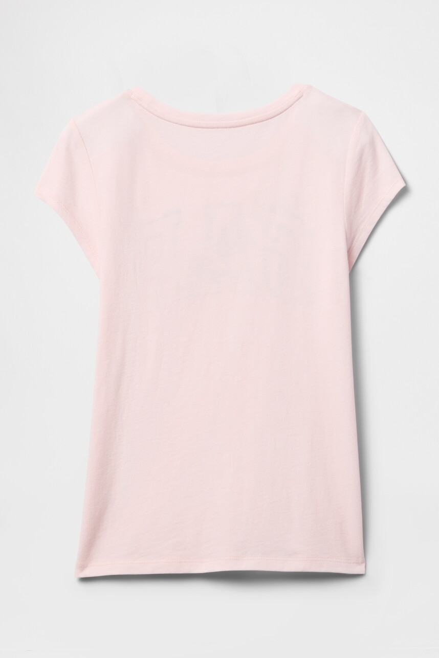 Remera Logo Gap Niña Cherry Blossom