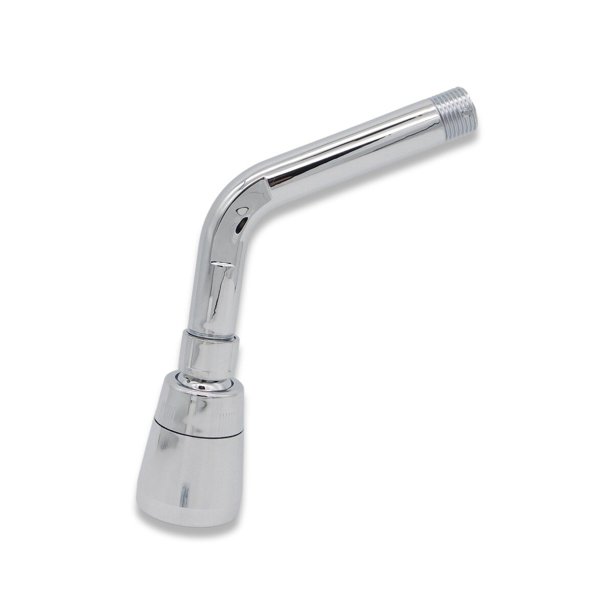 Brazo c/roseta ABS plast.cromo movil 