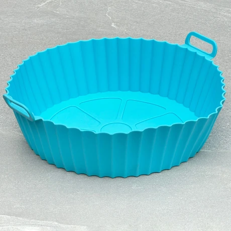 Bandeja De Silicona Para Freidora Electrica Air Fryer Ø22cm x Alto 7.5cm Bandeja De Silicona Para Freidora Electrica Air Fryer Ø22cm x Alto 7.5cm