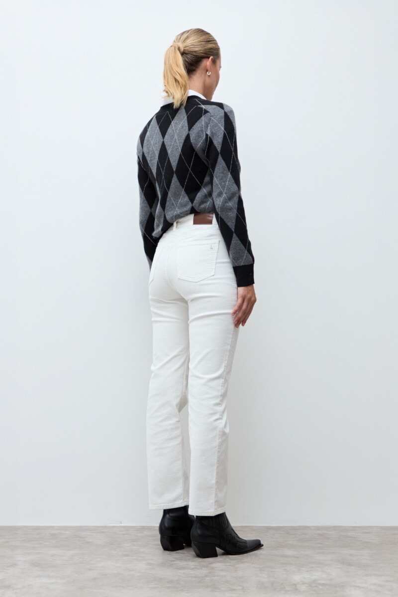 Pantalón Alba de pana crudo