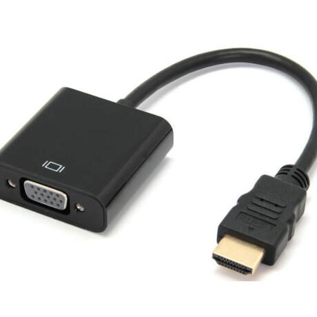 Adaptador HDMI (M) a VGA (H) con Cable de Audio 001