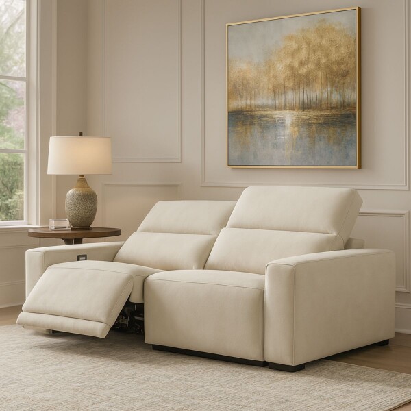 Sofá Eléctrico VOLARE BEIGE - 3 CUERPOS