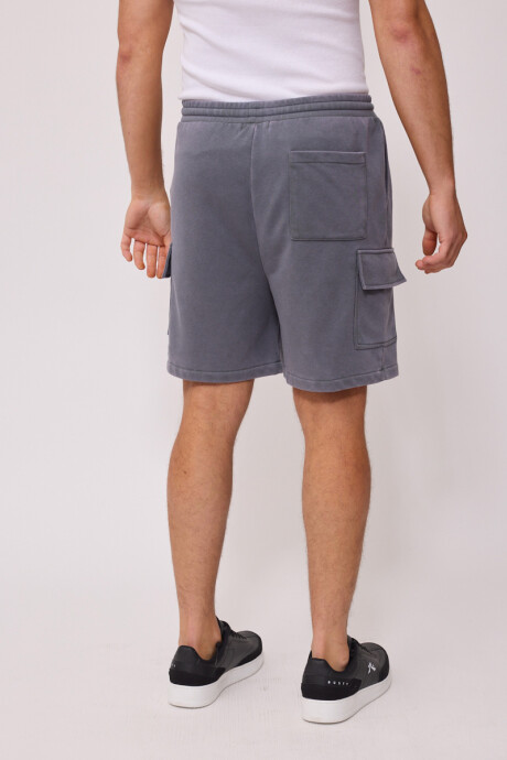 SHORT CARGO RIVEN RUSTY Gris Claro