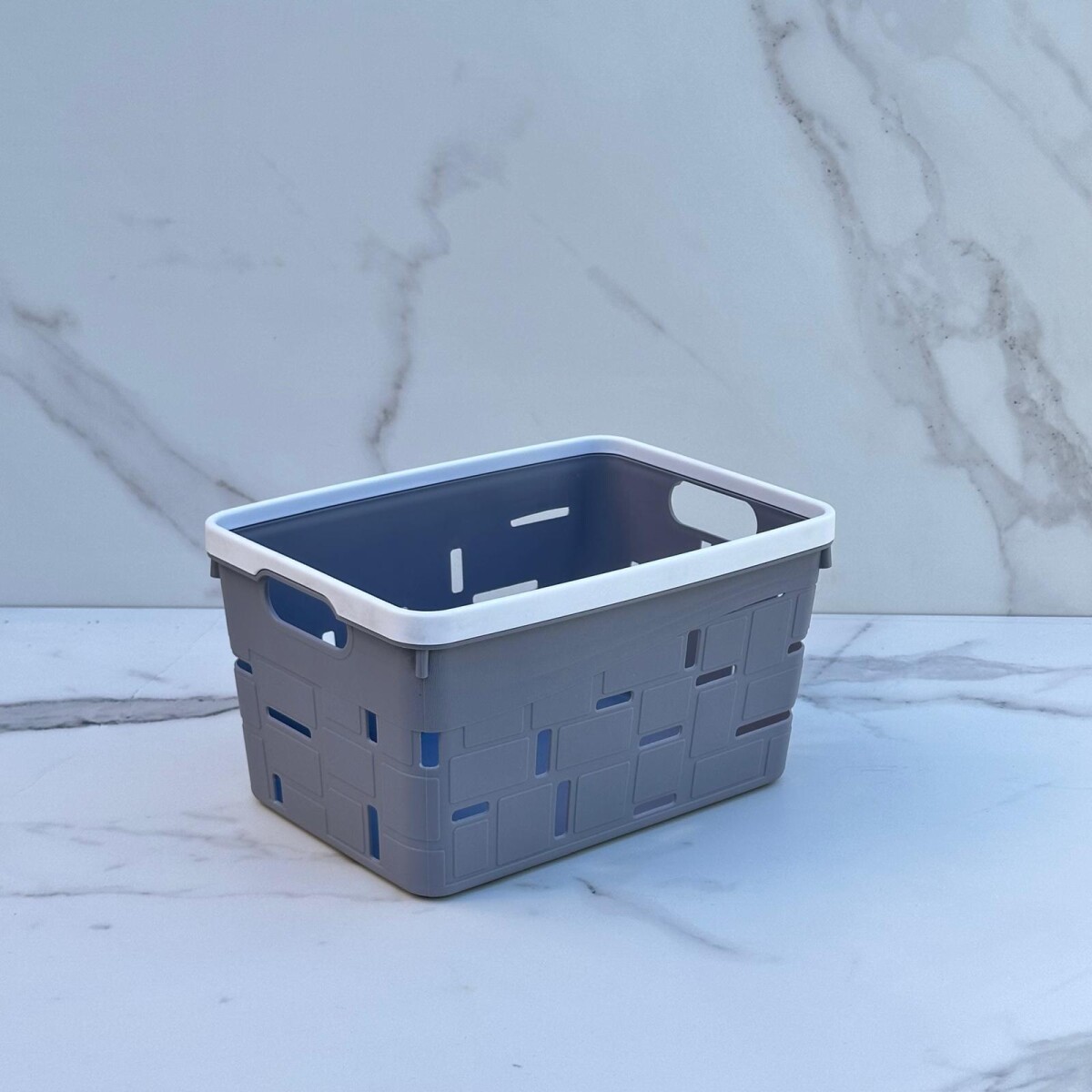 Canasto Organizador Polipropileno Alto 14cm x Ancho 18cm x Largo 26cm 