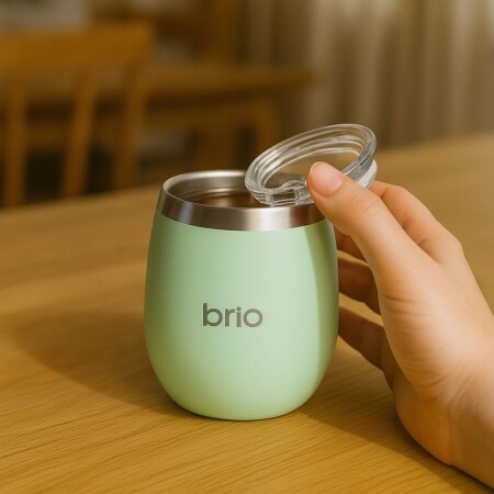 MATE ACERO INOXIDABLE CON TAPA VERDE MATE ACERO INOXIDABLE CON TAPA VERDE