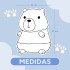 Peluche Capibara con Ropa y Acs Temáticos Vacaciones Atrix Color Azul