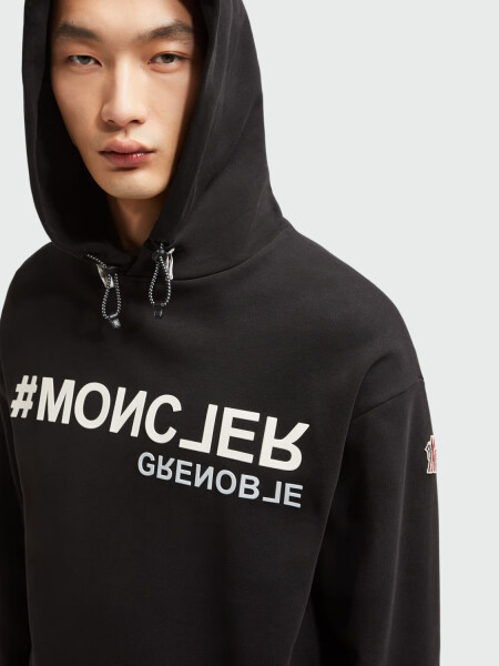 Moncler - Sudadera con Capucha Grenoble Negro