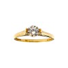 Anillo Solitario-Oro bajo-Piedra zirconia-AN8057 conpiedra