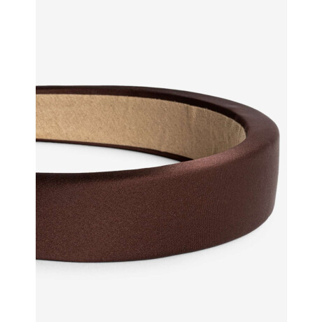 Vincha Rígida Chocolate Marron chocolate