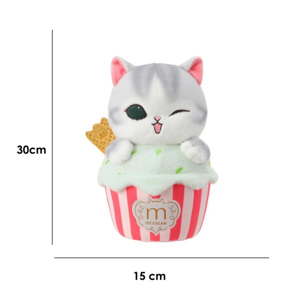 Peluche mofusand cup verde