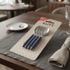 Set 3+1 Cuchara de té KUTT mango plástico azul Set 3+1 Cuchara de té KUTT mango plástico azul
