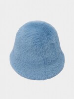 Sombrero Bucket Efecto Pelo azul