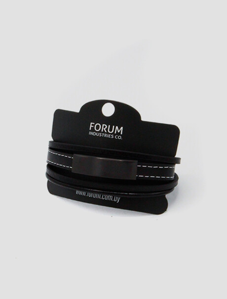 Pulsera Forum Detalles en Metal Negro/Fantasia 8