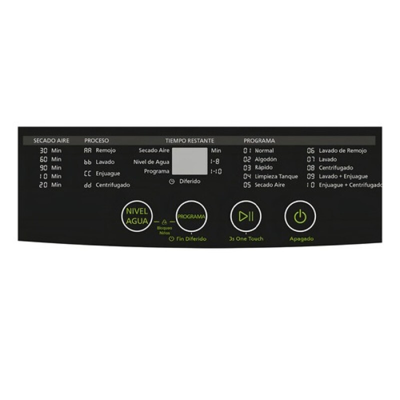 Lavarropas Punktal Carga Superior 6,5 Kg 1300 Rpm Color Blanco Lavarropas Punktal Carga Superior 6,5 Kg 1300 Rpm Color Blanco