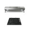 Extractor Purificador Nubia 60CM de Acero Inoxidable Pack Extractor Purificador Nubia 60CM + Anafe a Gas Vulcano Quad 4 Hornallas Negro