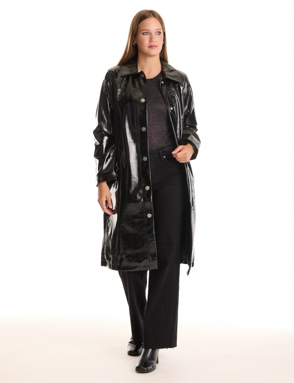 Chaqueta Larga Eco C NEGRO