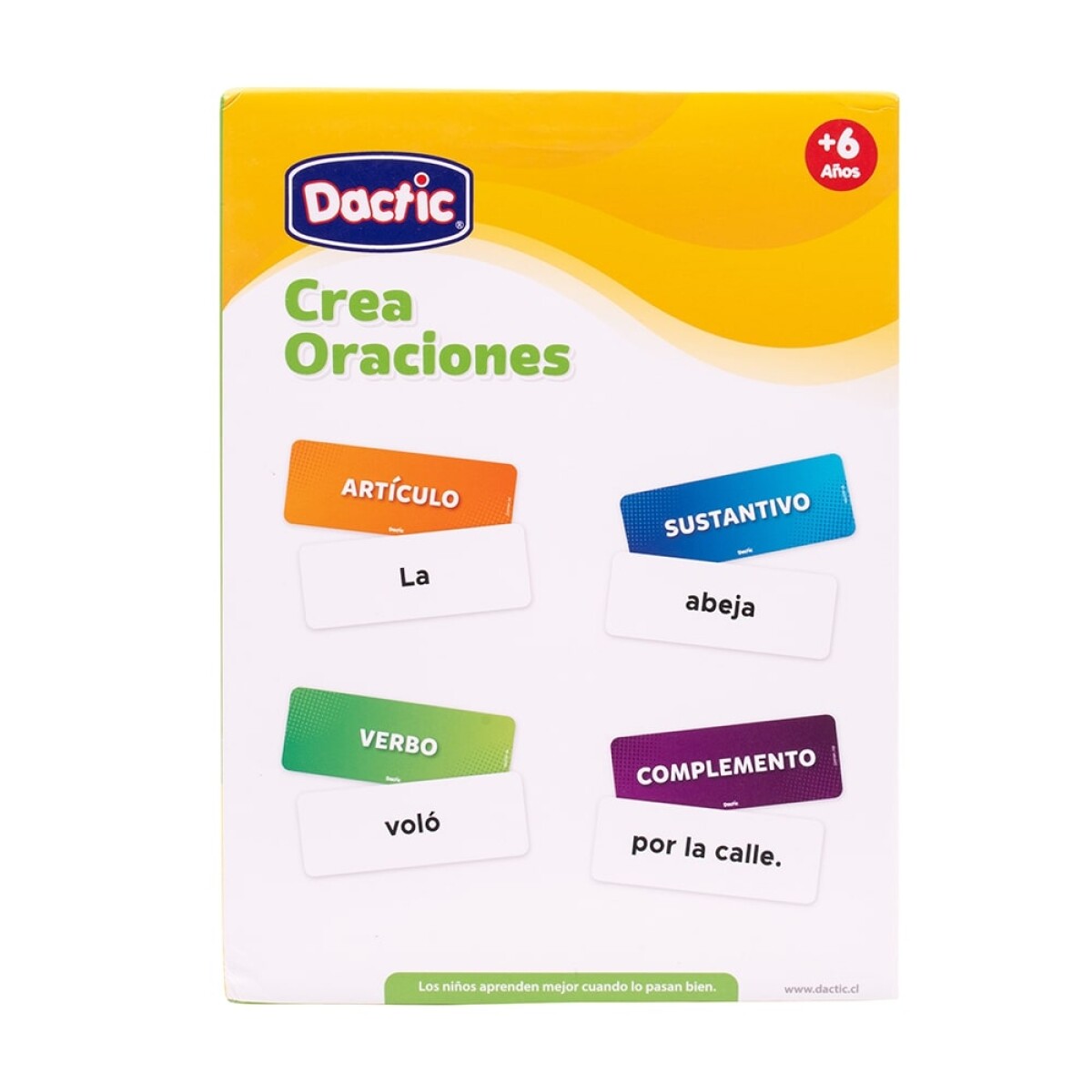 Juego de Tarjetas Dactic Crea Oraciones 