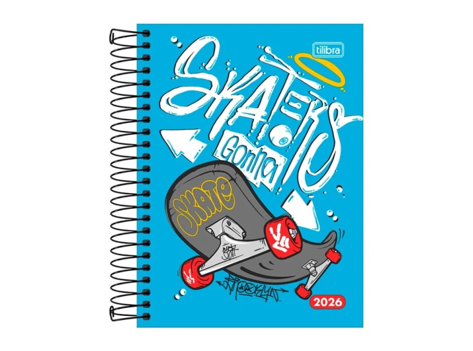 Agenda Tilibra 2026 D+ Action - Skate 