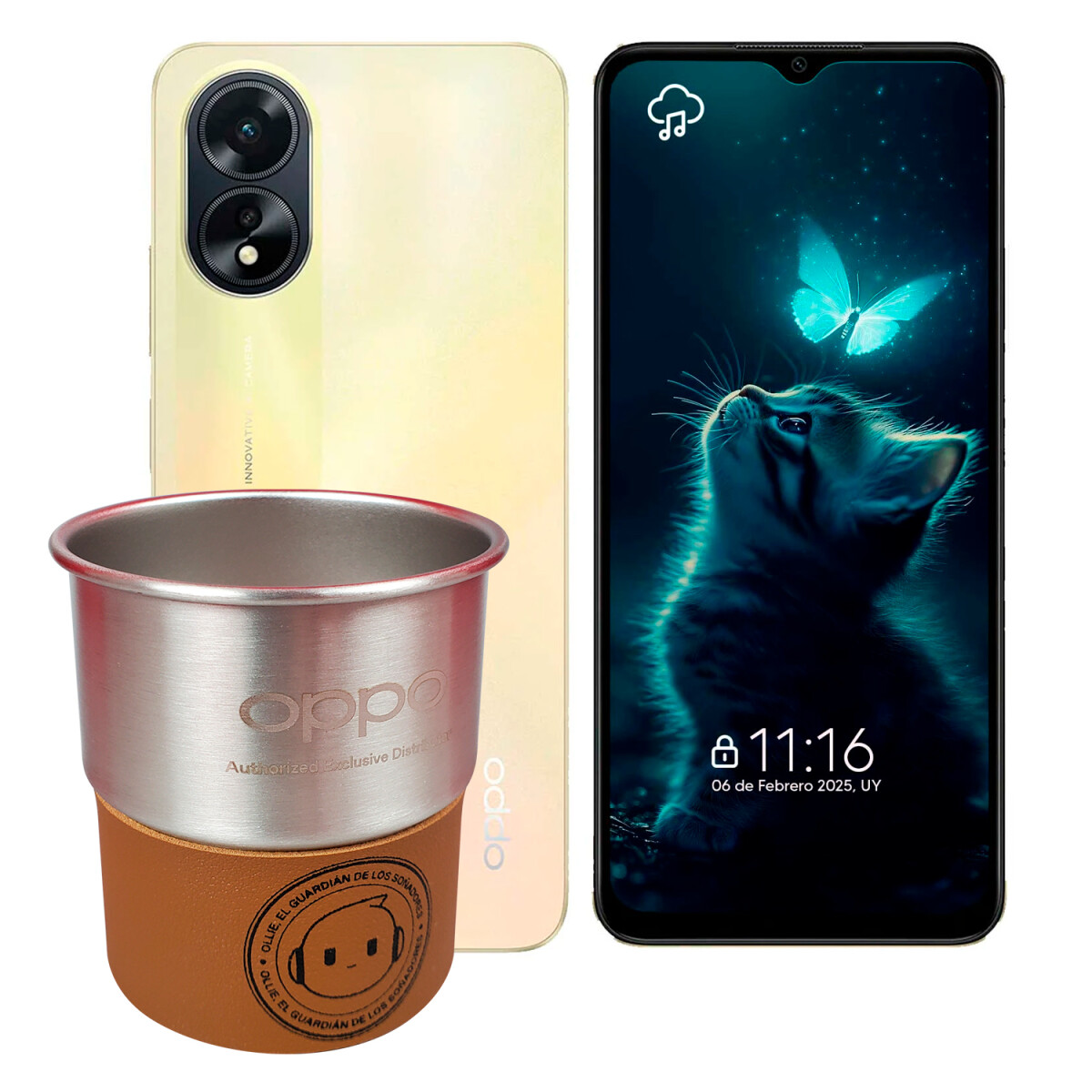 Celular Oppo A38 4g 4/128 Gb - DORADO 