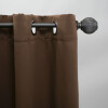 VARA METAL PLATA P/CORTINA 122-218CM Unica