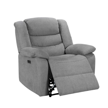 SOFÁ SILLON RECLINABLE POLTRONA DE 1 CUERPO GRIS