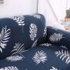 Funda sillón 3 cuerpos estampada Hojas Azules