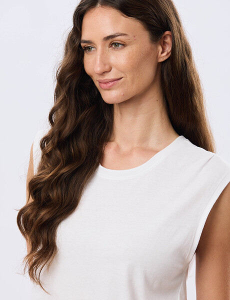 REMERA LISA DE ALGODÓN Blanco