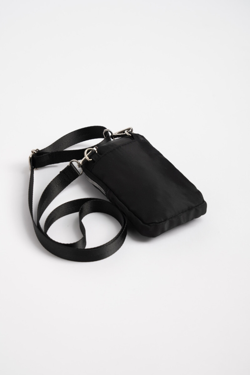 Bandolera porta celular Negro