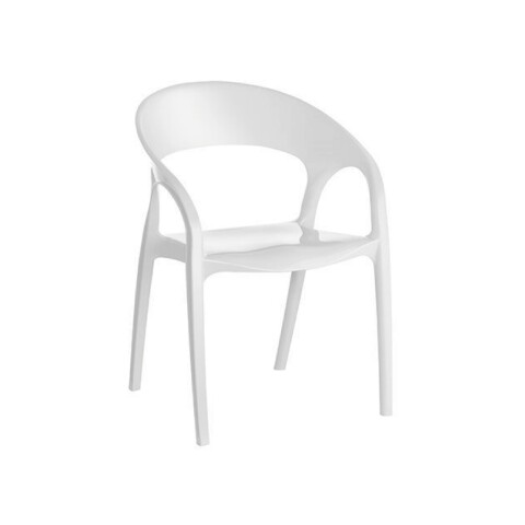 SILLA GLASS PLUS PP 60x56x82CM BLANCO SILLA GLASS PLUS PP 60x56x82CM BLANCO