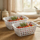 Set x2 Cesto mediano 3 lts BLANCO