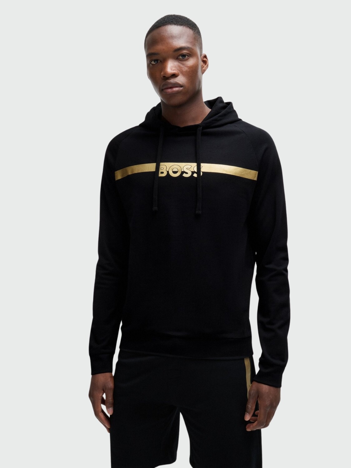 BOSS Sudadera con Capucha y Logotipo en Foil 0