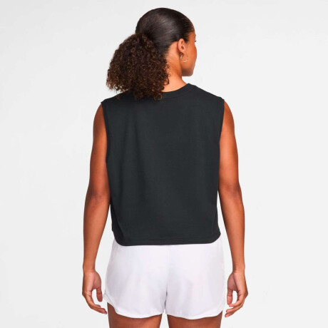 Remera Nike Dri-Fit Swift Slvls Run Figure de Mujer Negro