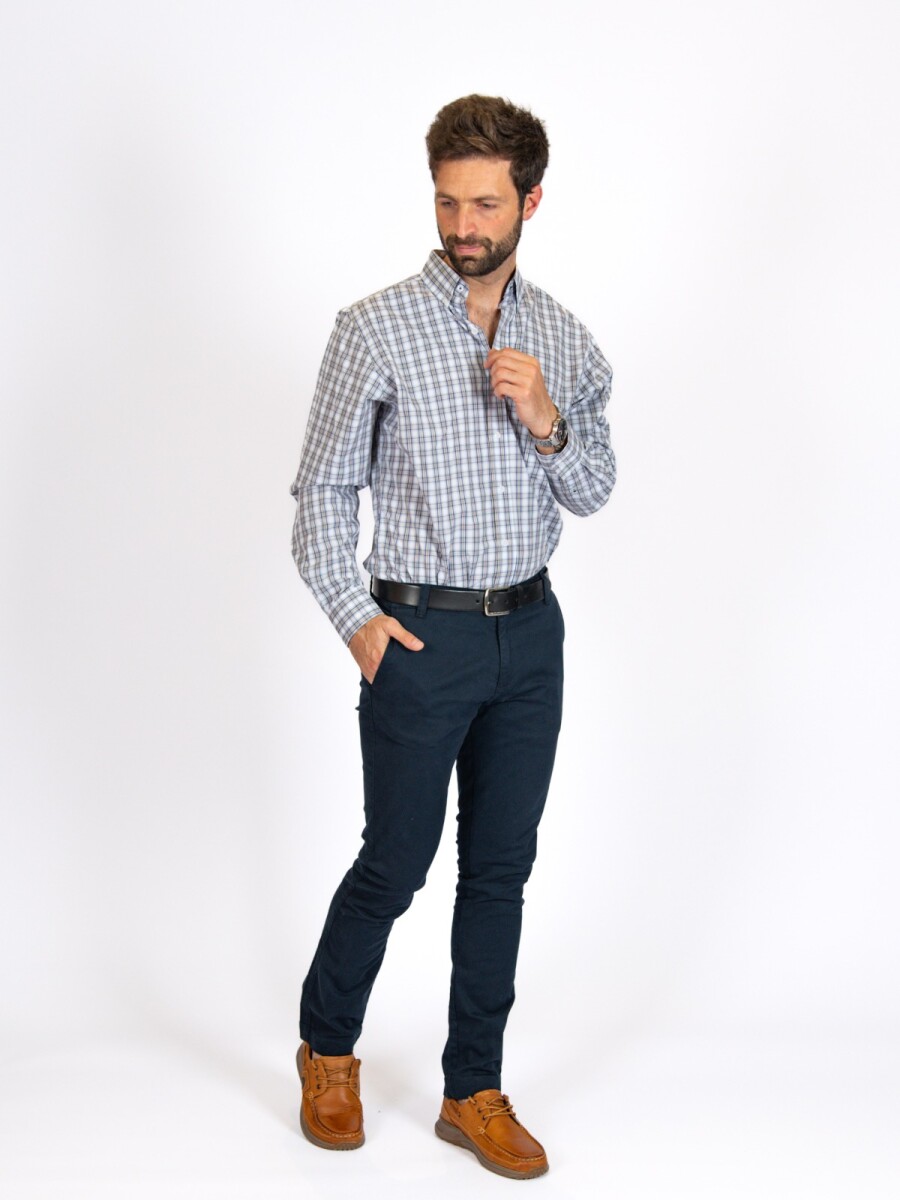 Camisa Escocesa - Azul 