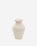 Jarrón Pria de papel maché blanco 51 cm