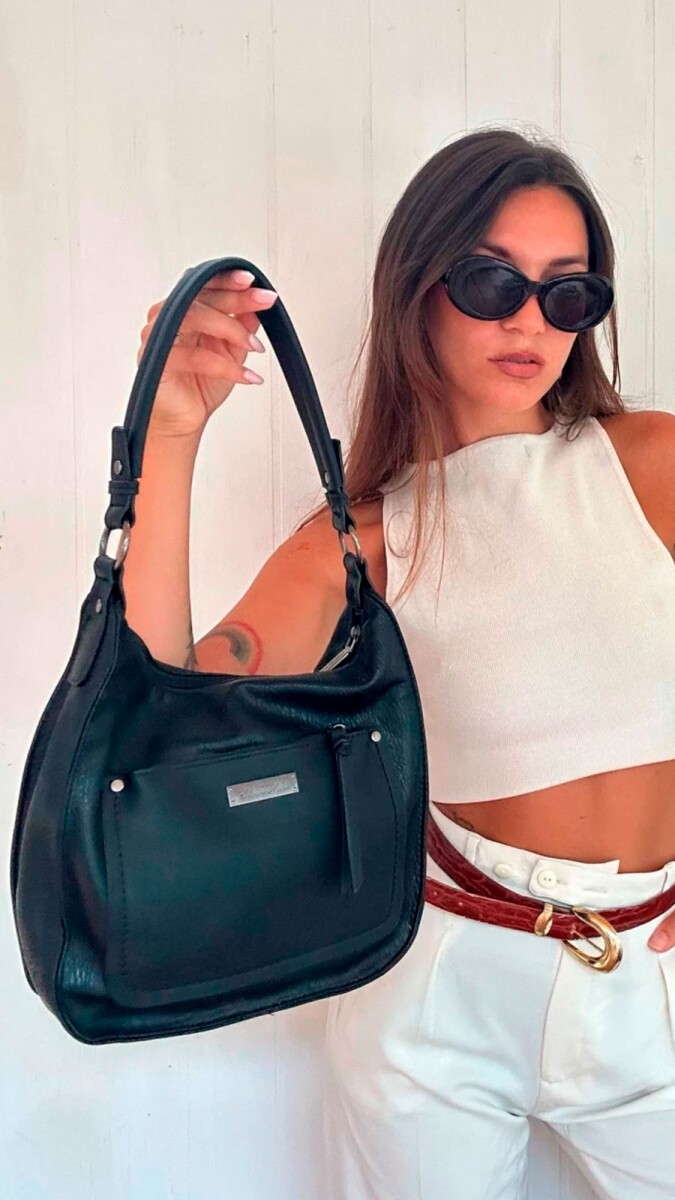 BANDOLERA MORRAL ELATEA - NEGRO 