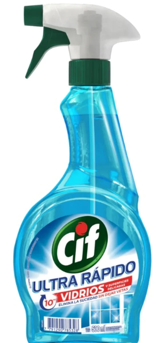 LIMPIADOR CIF VIDRIO GATILLO 500 ML 