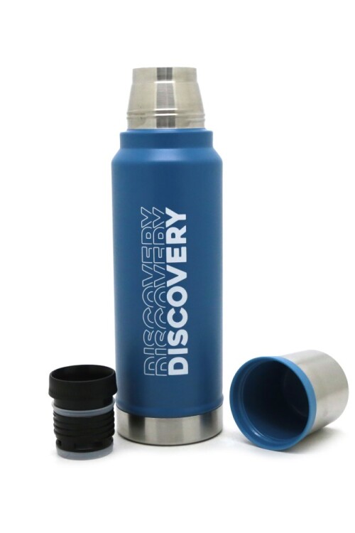 Termo 1000 mL doble Acero - Discovery Azul