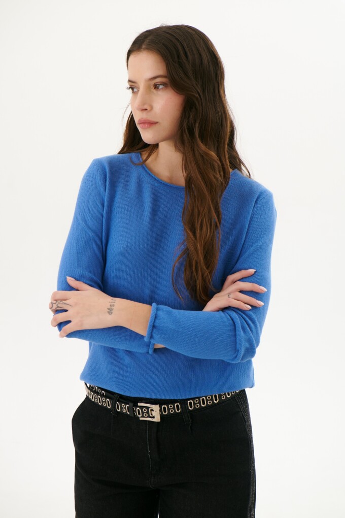 SWEATER CRISTAL AZUL