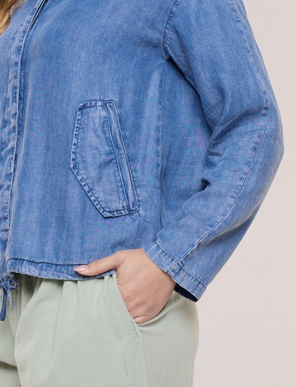 Sobrecamisa Holgada Con Cintura Regulable JEAN