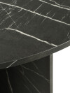 Mesa de comedor KRONDAL Ø110 mármol negro Mesa de comedor KRONDAL Ø110 mármol negro