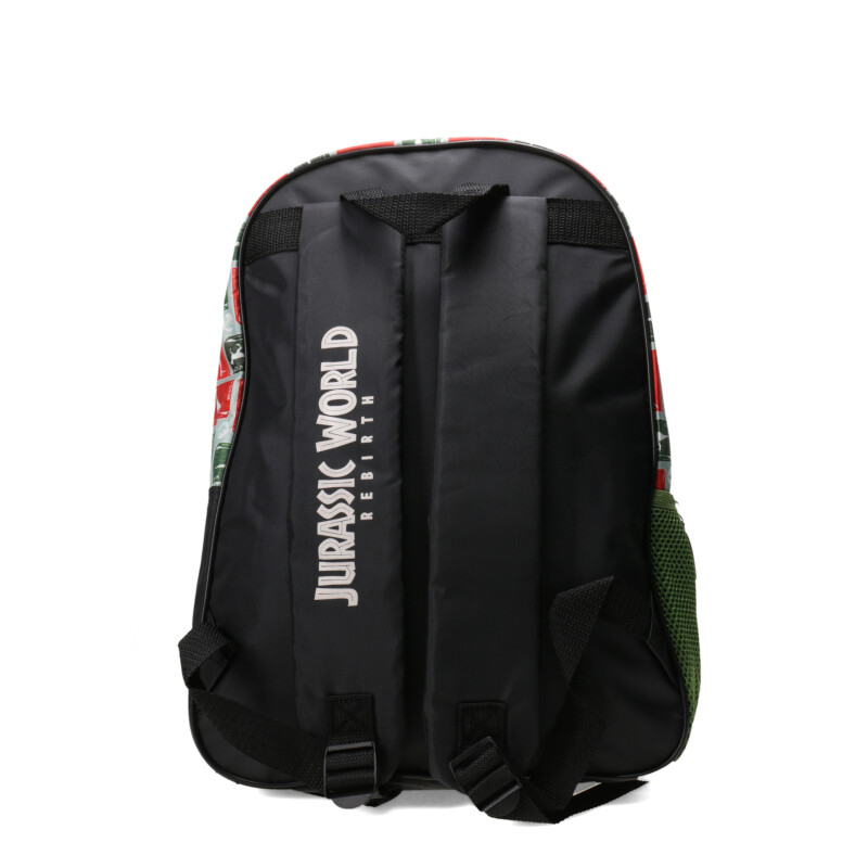 Mochila Jurassic World Defend Territory Negro - Verde
